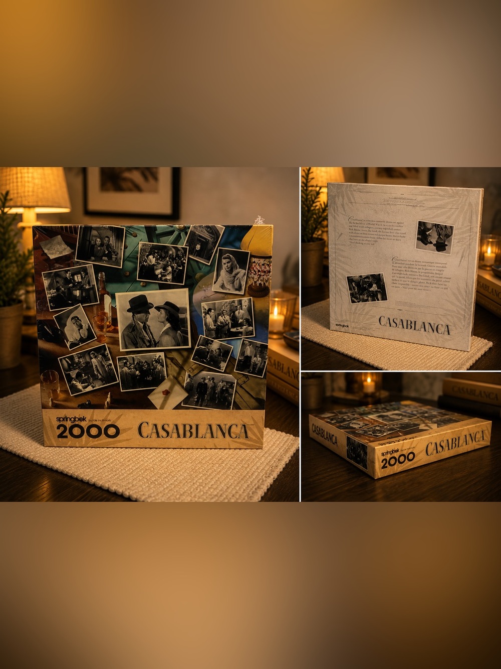 Casablanca 2000 Coffee Table Book - Vintage Photo Collage- NEW